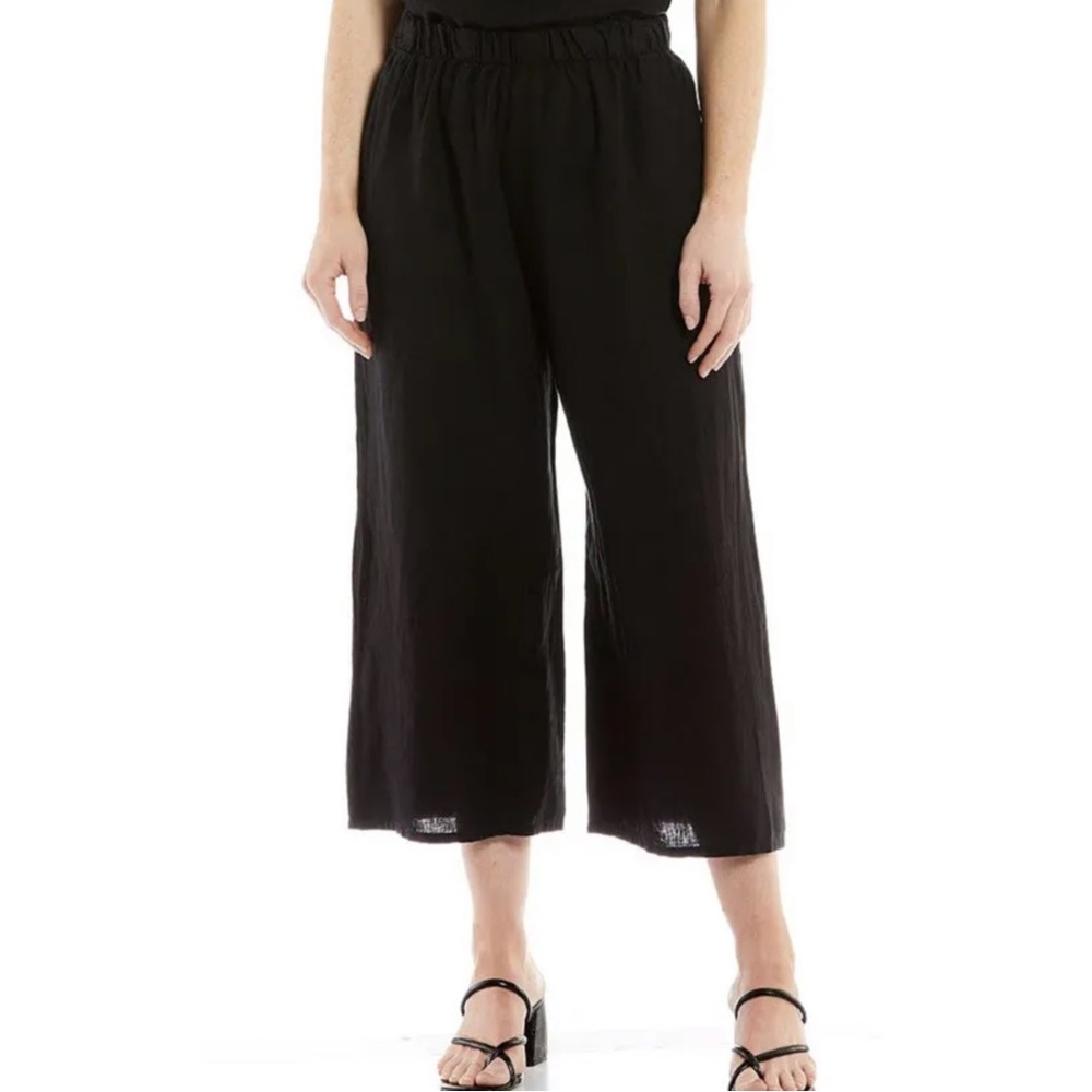 Bryan walker Wide Leg Pull-On Crop Pants L